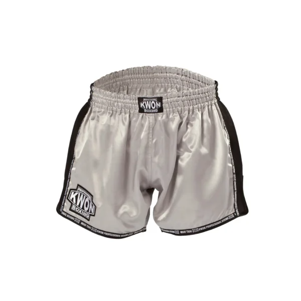 Kwon Professional Boxing Thai Kick Box Shorts Evolution silber - Vorderansicht