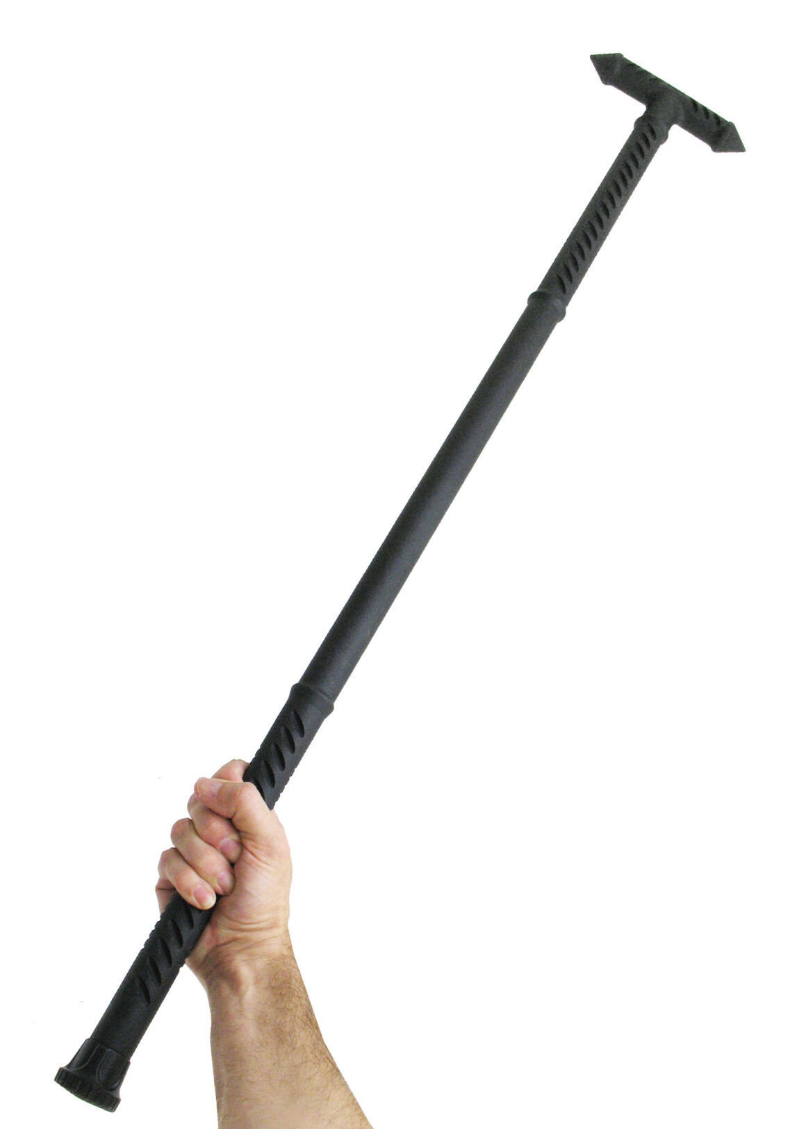 United Cutlery Stock Defense Walking Cane - Hand hält den Stock am unteren Ende nach oben