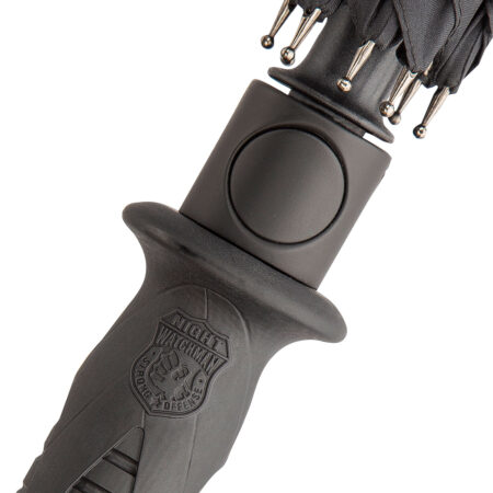 United Cutlery Schirm Night Watchman Regenschirm - Nahaufnahme Druckknopf
