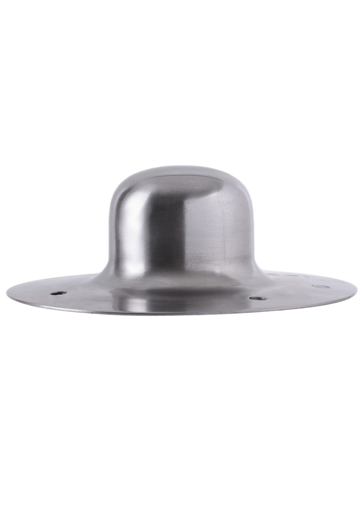 Ulfberth Schildbuckel für Norman Schild Kohlenstoffstahl 2mm, 6 cm Durchmesser - Seitenansicht