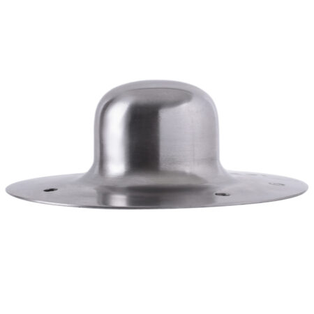 Ulfberth Schildbuckel für Norman Schild Kohlenstoffstahl 2mm, 6 cm Durchmesser - Seitenansicht