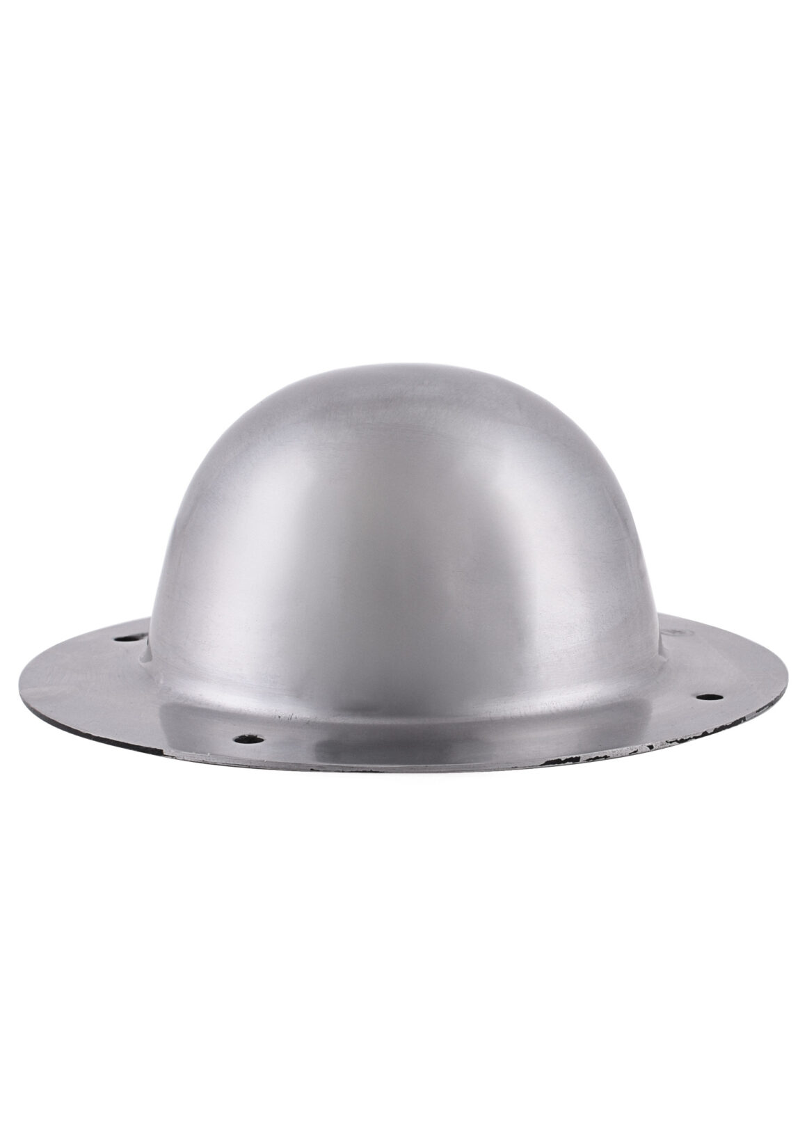 ULFBERTH Grosser Schildbuckel, schaukampftauglich (Stahl) 20 cm Durchmesser - Seitenansicht