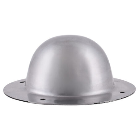 ULFBERTH Grosser Schildbuckel, schaukampftauglich (Stahl) 20 cm Durchmesser - Seitenansicht