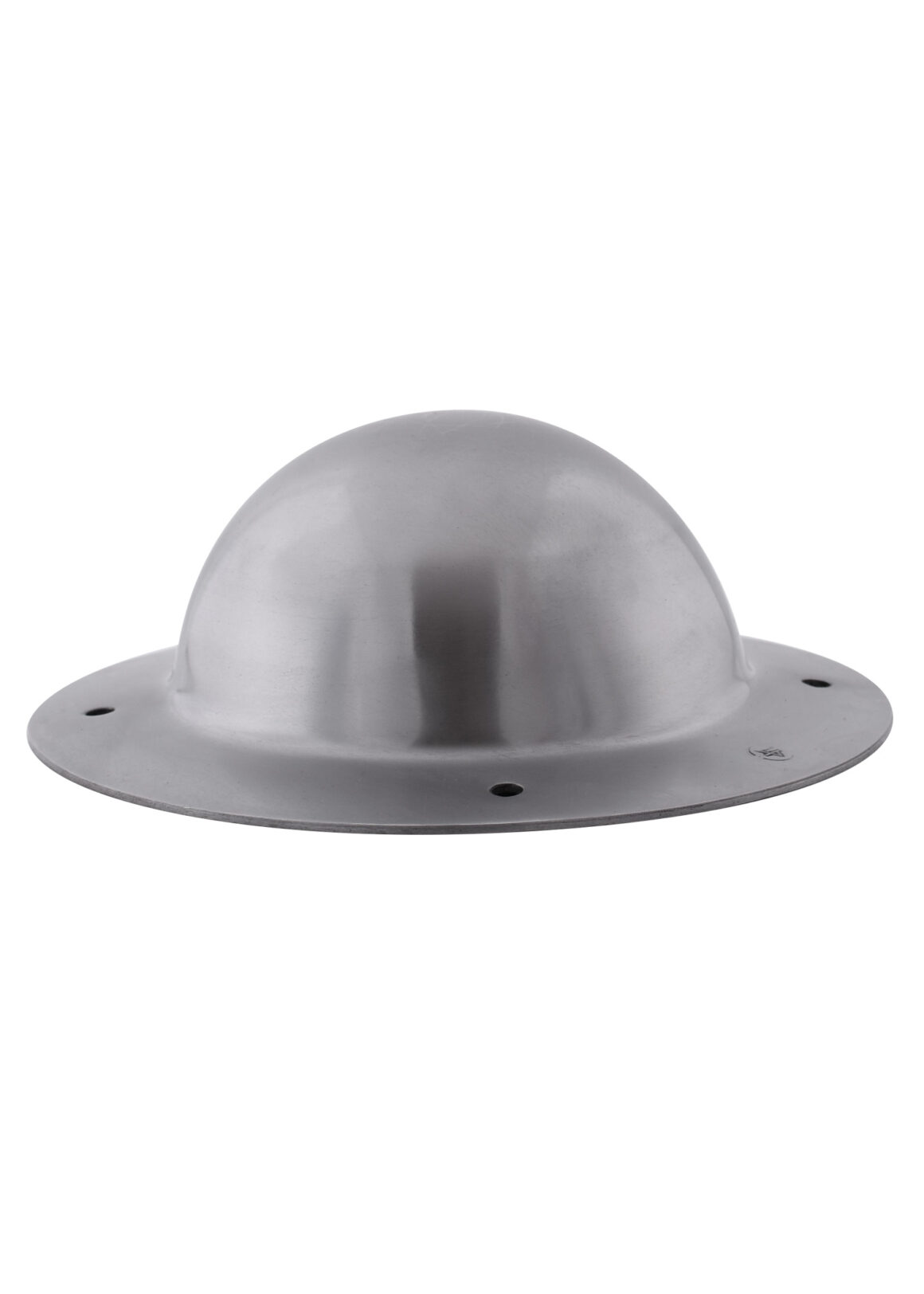 ULFBERTH Mittlerer Schildbuckel, Schaukampftauglich (Stahl) 19 cm Durchmesser - Seitenansicht