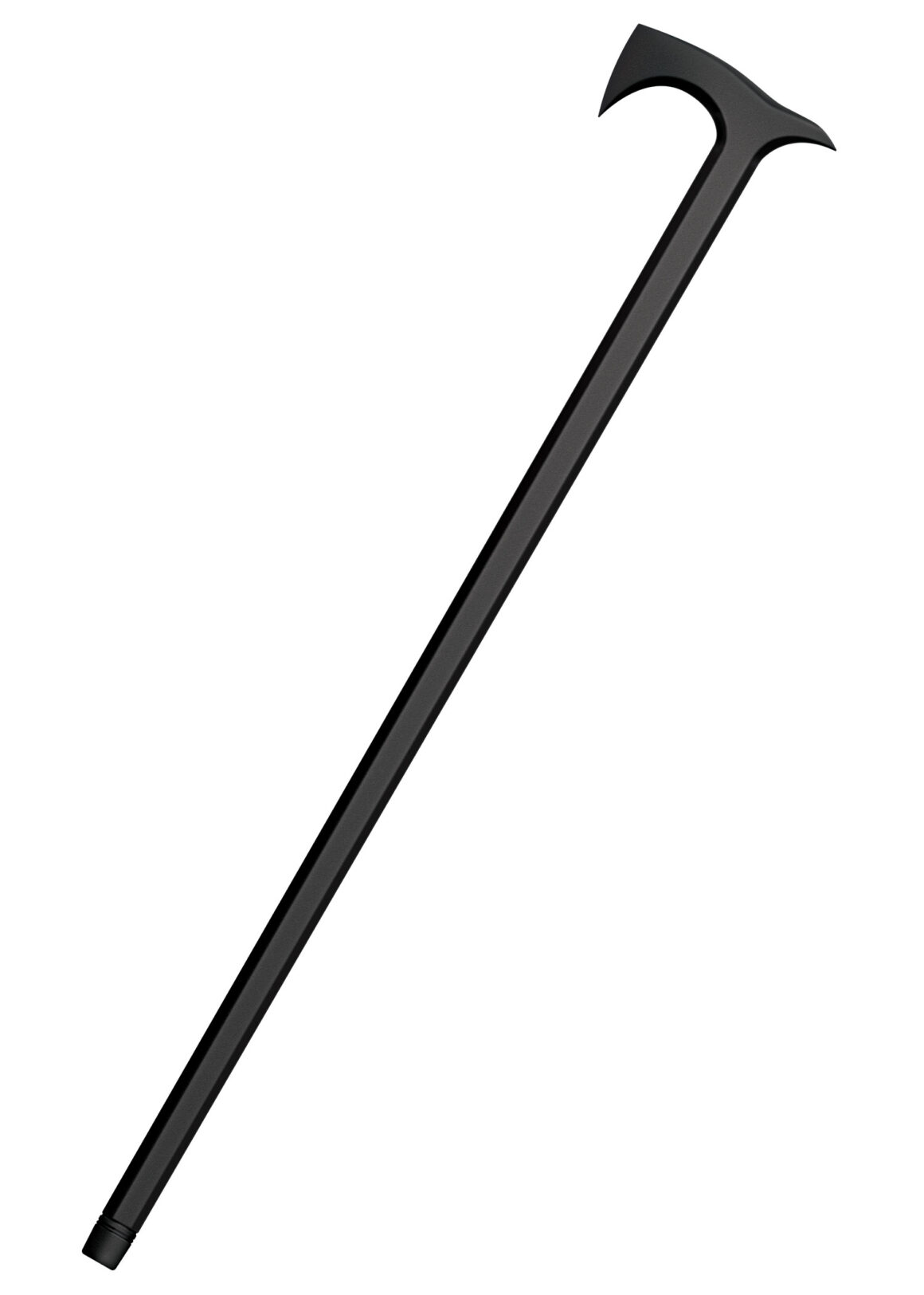Cold Steel Axe Head Cane, Gehstock mit axtförmigem Griff - Ansicht ganzer Stock