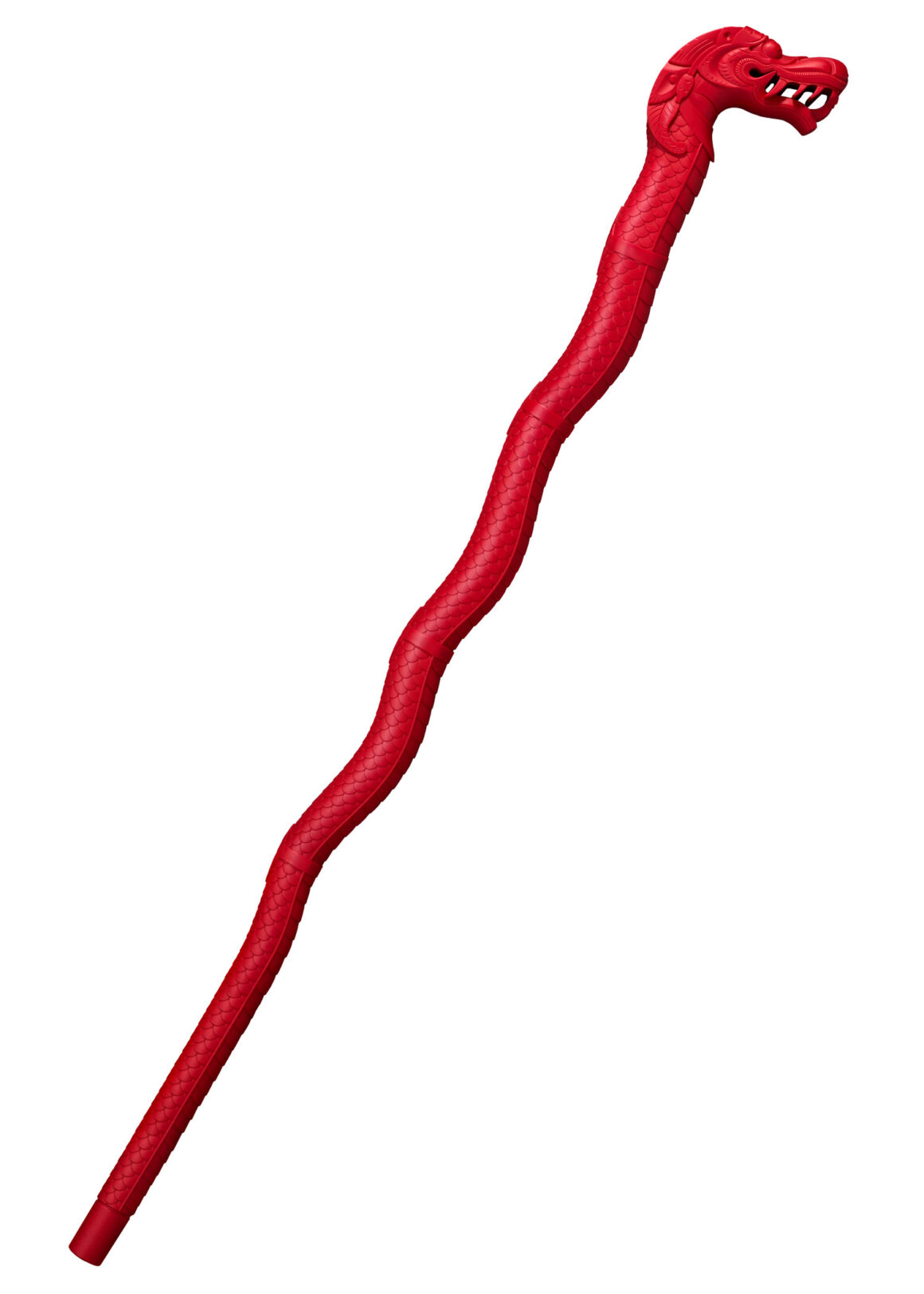 Cold Steel Gehstock Lucky Dragon rot - Ansicht ganzer Stock