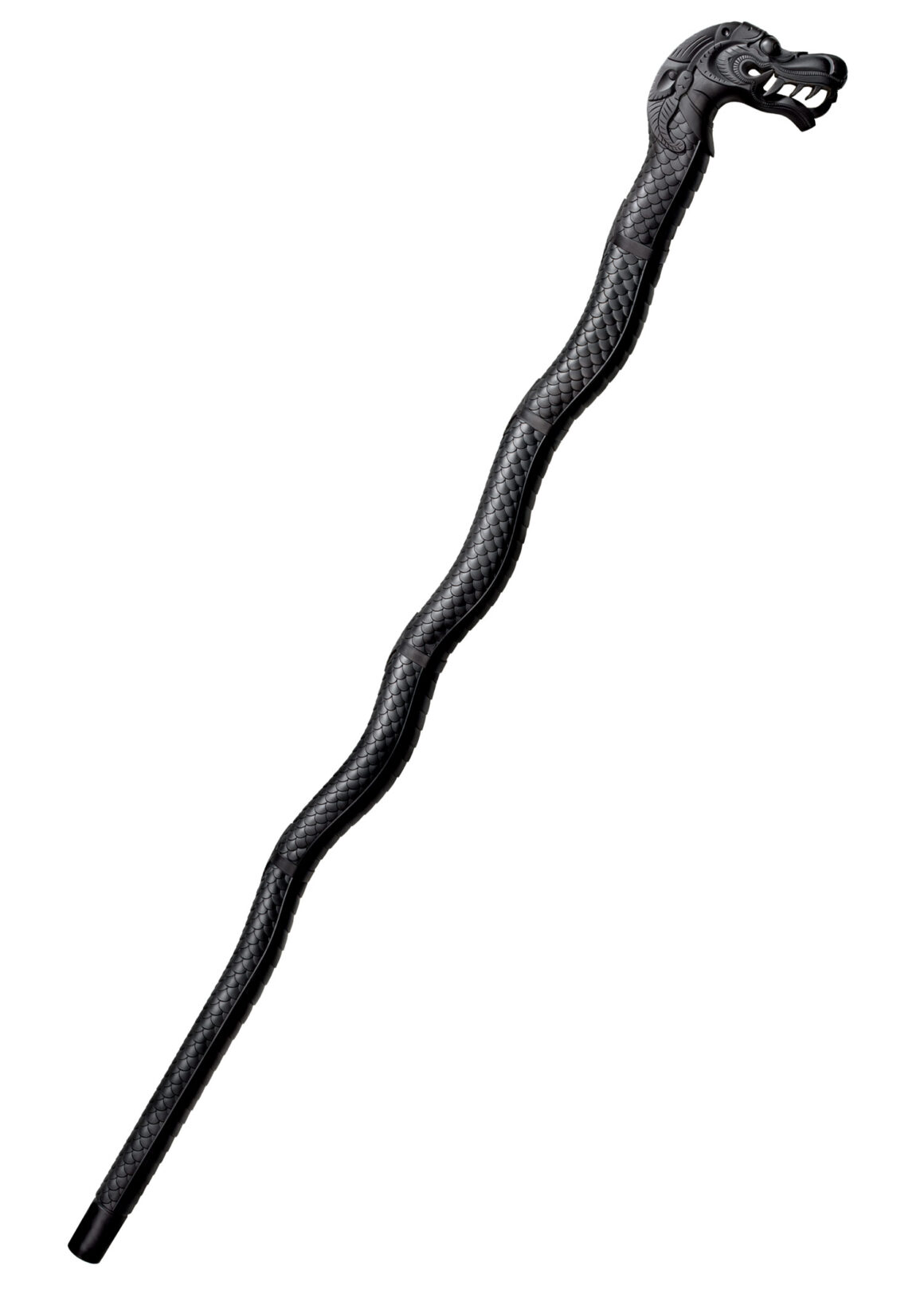 Cold Steel Gehstock Lucky Dragon schwarz - Ansicht ganzer Stock