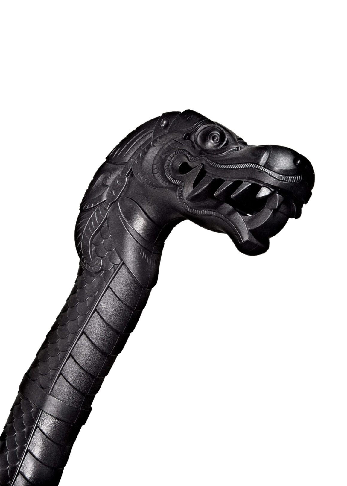 Cold Steel Gehstock Lucky Dragon schwarz - Nahaufnahme Griff