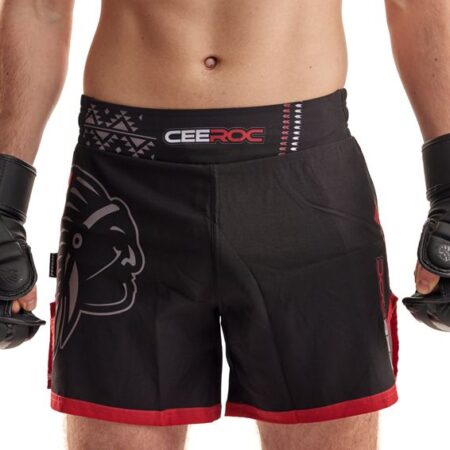 CEEROC Pro MMA Handschuhe Sparring Kenai schwarz - Ansciht an Kampfsportler