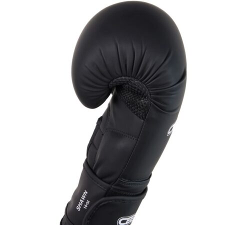 CEEROC Boxhandschuhe Shawn matt schwarz-weiß - Seitenansicht