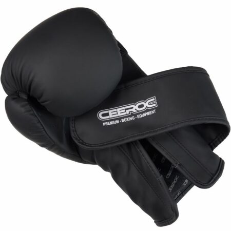 CEEROC Boxhandschuhe Shawn matt schwarz-weiß - Innenhand