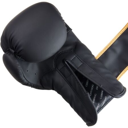 CEEROC Junior Boxhandschuhe Shawn Gold - Innenhand Klettverschluss offen