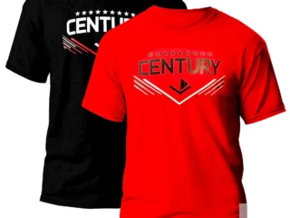 Century Family 2024 Unisex T-Shirt schwarz, rot - Vorderansicht