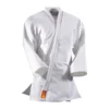 Danrho Judoanzug Yamanashi weiß - Jacke Vorderansicht