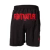 Fightnature MMA Cage Shorts schwarz-rot - Rückansicht