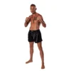 Kwon Clubline Thai Shorts schwarz - Ansicht an Kampfsportler