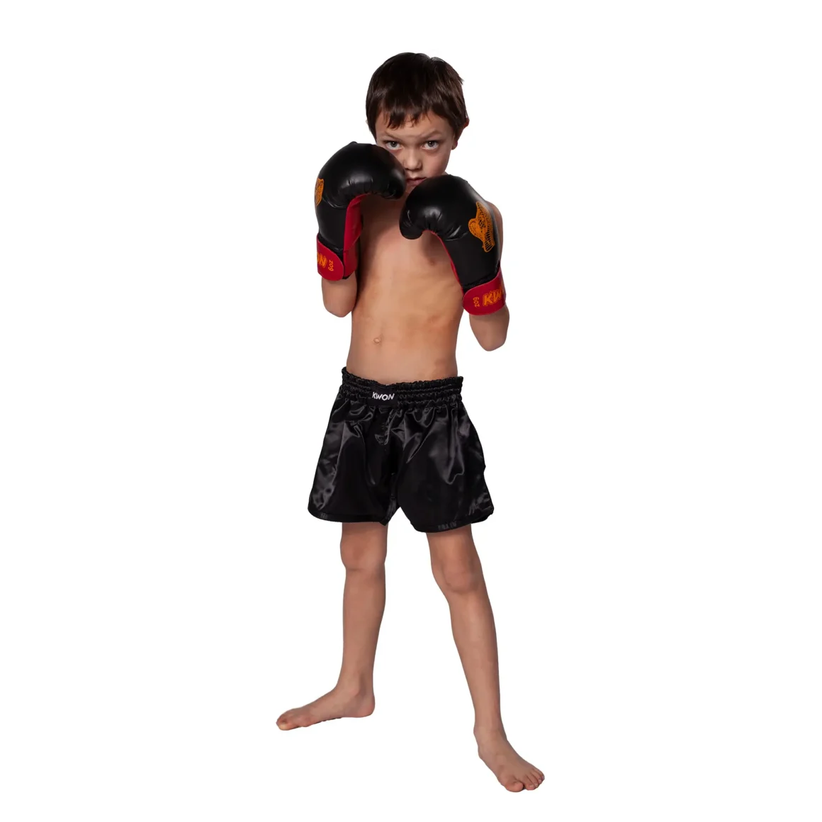 Kwon Clubline Thai Shorts schwarz - Ansicht an Kind