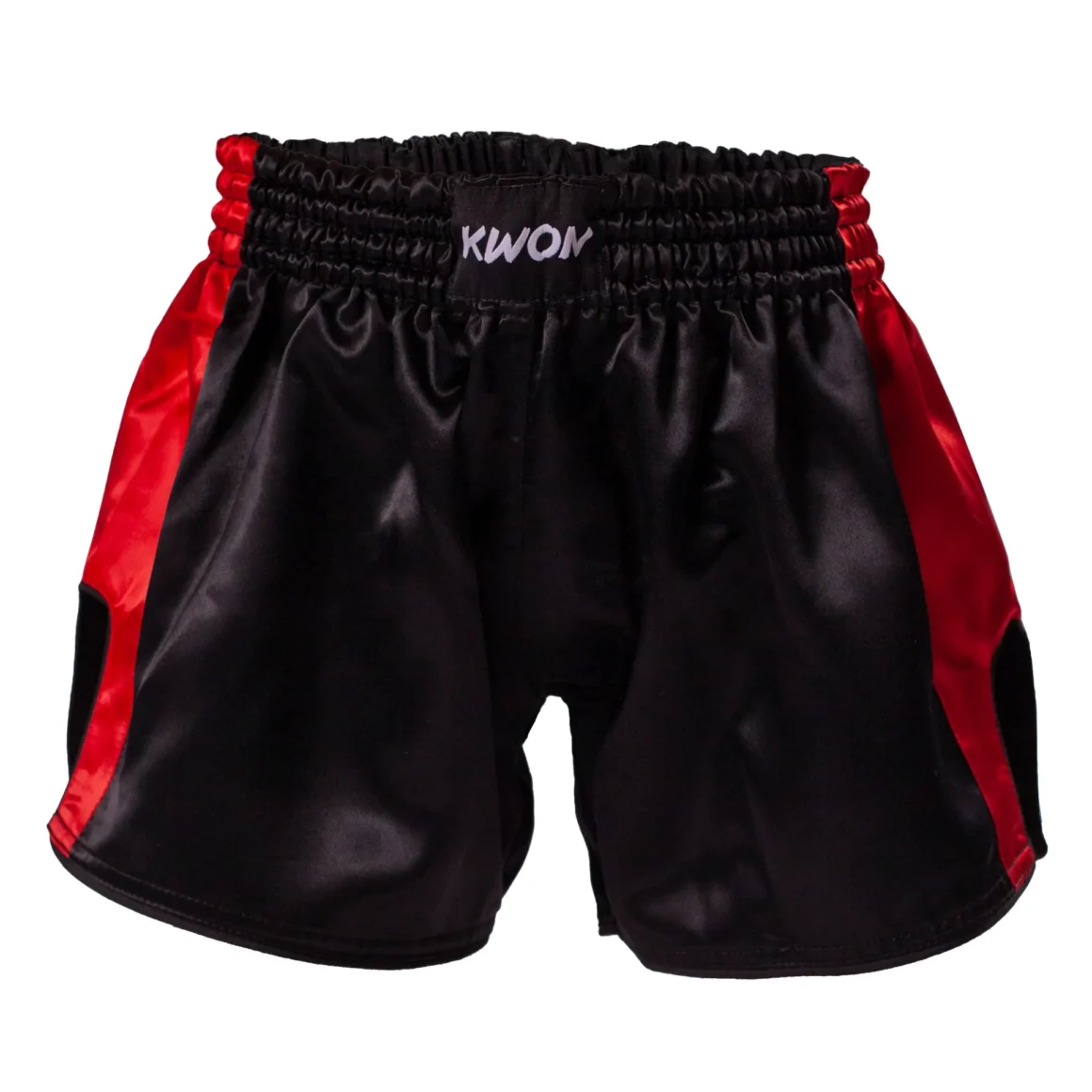 Kwon Clubline Thai Shorts schwarz-rot - Vorderansicht