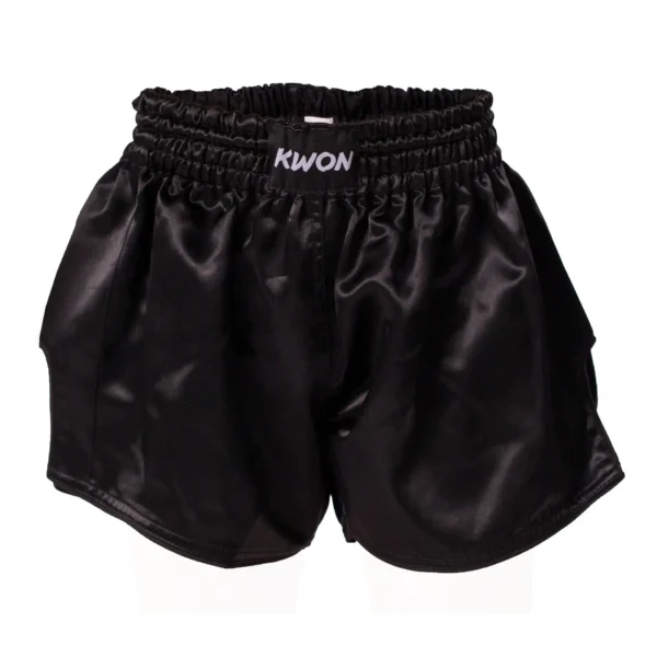 Kwon Clubline Thai Shorts schwarz - Vorderansicht