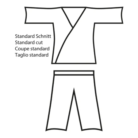 Kwon Clubline Judoanzug Randori weiß - Standardschnitt Grafik