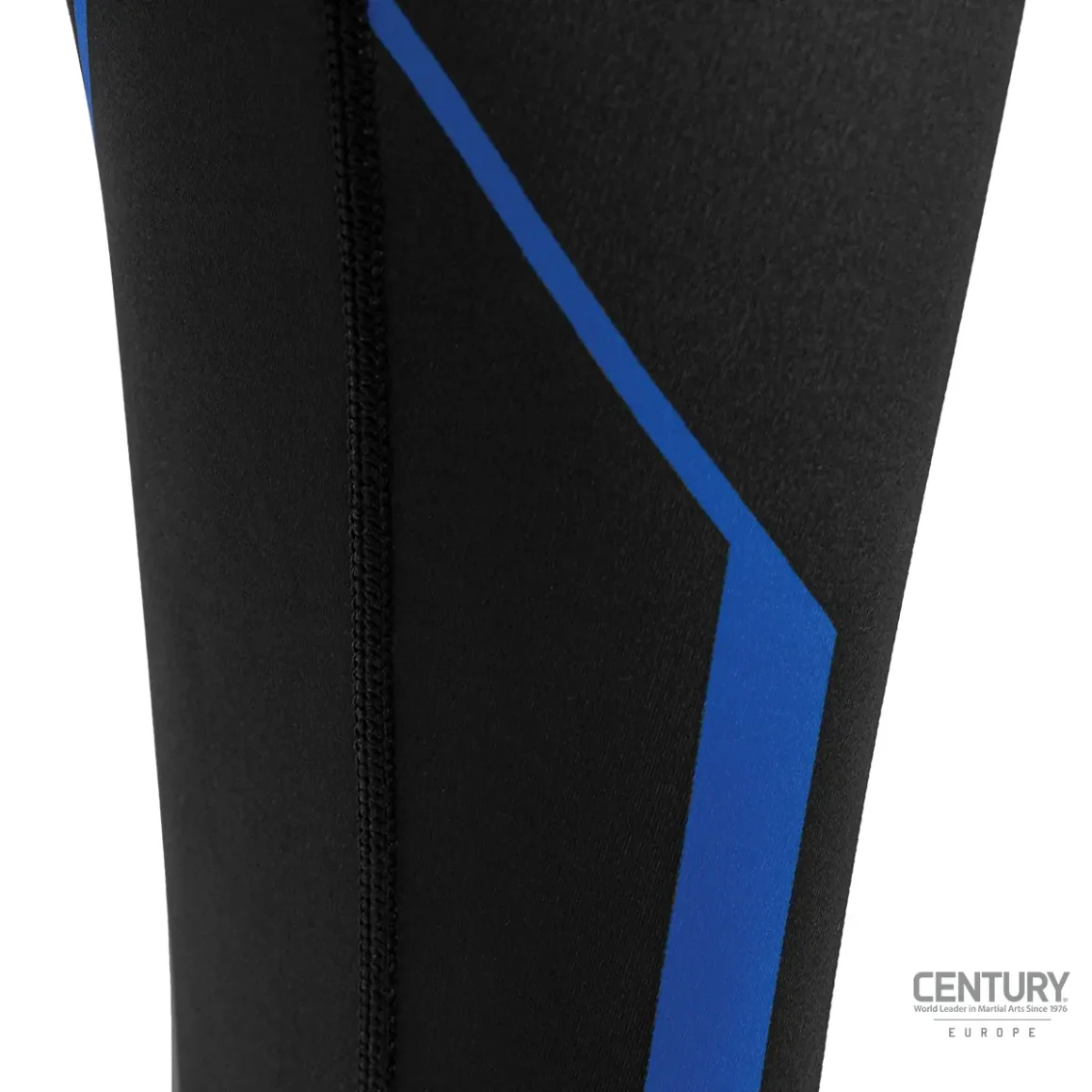 Punok Unisex Kompressionshosen schwarz-blau-weiß - Nahaufnahme Beinseite