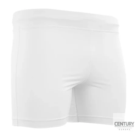 Punok Unisex Kompressionshorts weiß - seitliche Vorderansicht von links