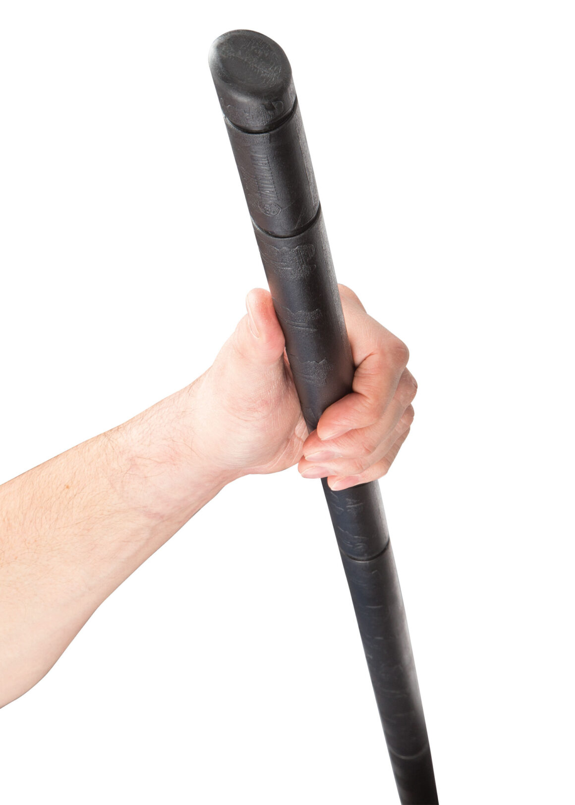 United Cutlery United Defense 6FT BO Stab (Kunststoff) schwarz - Hand hält Trainingswaffe