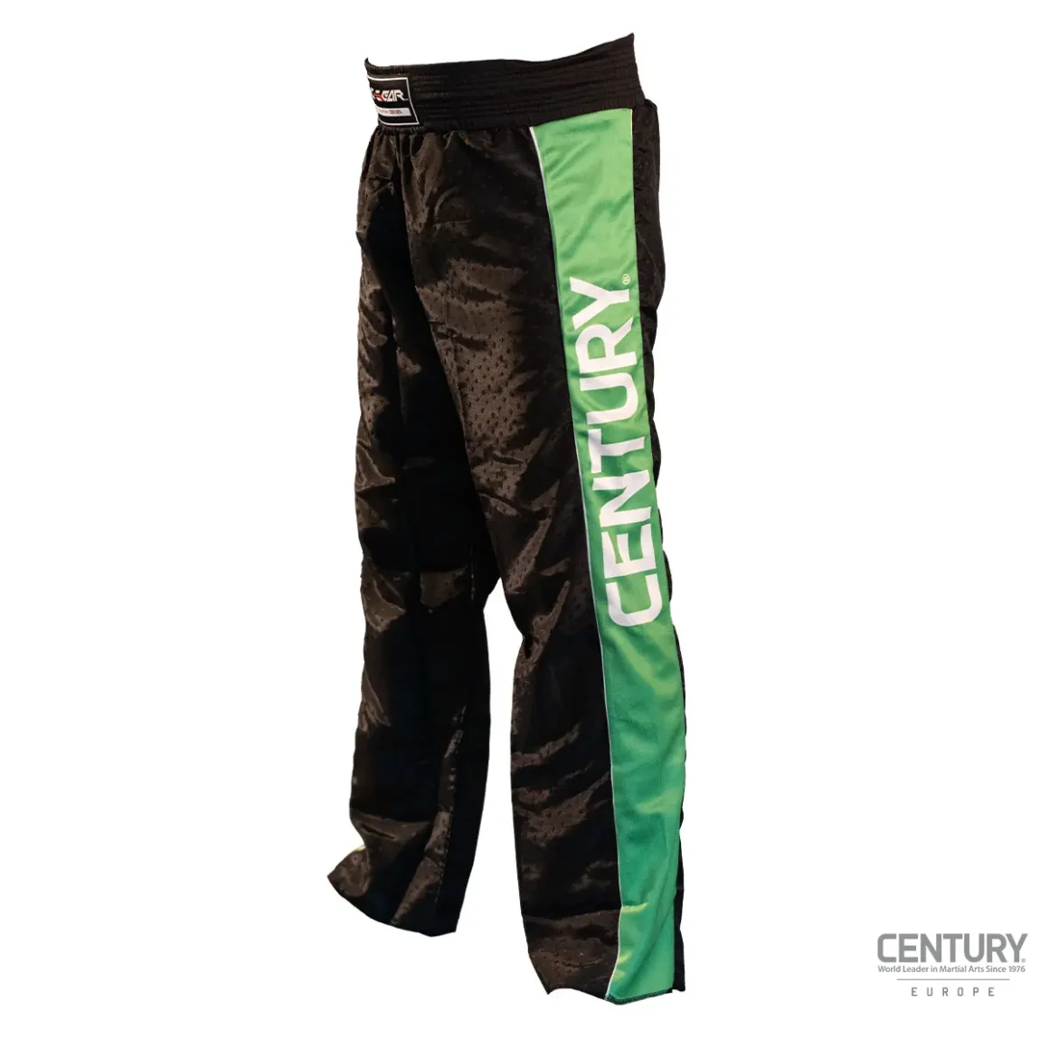 Uniform Hose C-Gear Determination WAKO zertifiziert schwarz-grün - seitliche Ansicht von rechts