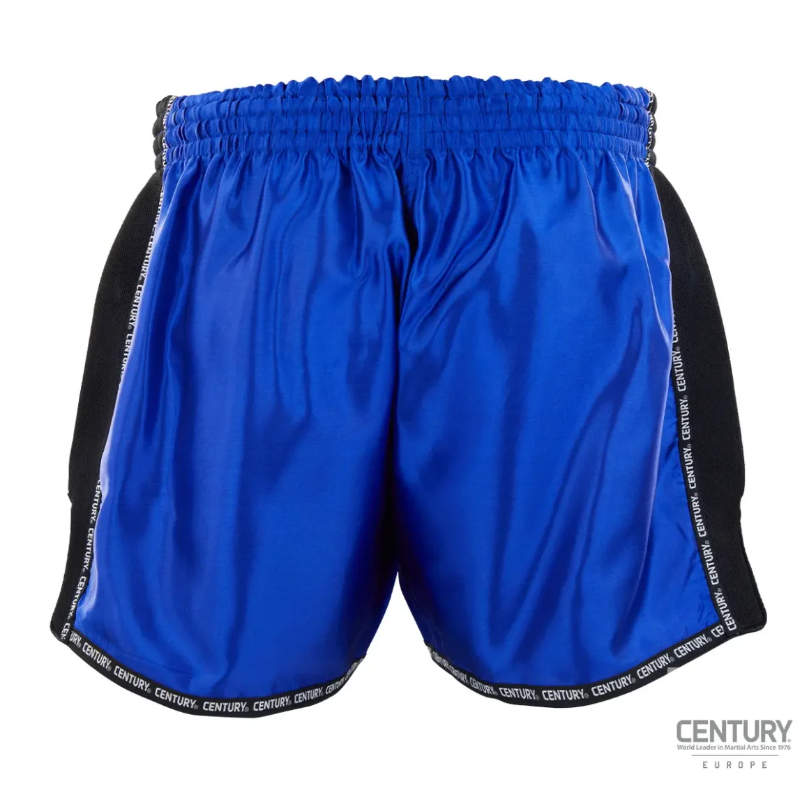 Century Wako C-Gear K1 Muay Thai Wettkampf Shorts blau-schwarz – Rückansicht