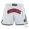 Century Wako C-Gear K1 Muay Thai Wettkampf Shorts weiß-schwarz – Vorderansicht