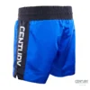 Century Wako C Gear Kickboxing Wettkampf Shorts blau-schwarz – Rückseite von links