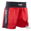 Century Wako C Gear Kickboxing Wettkampf Shorts rot-schwarz – Vorderseite von links