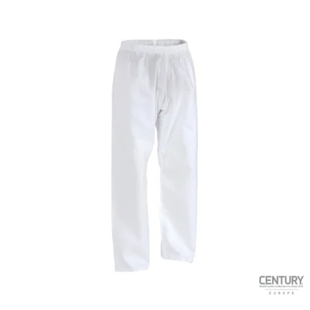 Century 7 oz. Mittelgewicht TKD Schüler Uniform weiß - Hose Vorderansicht