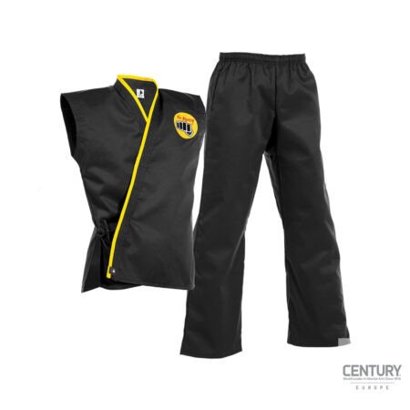 Century Cobra Kai Anzug Uniform schwarz - Jacke und Hose Vorderansicht