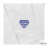 Punok WKF Kumite Gi weiße Schulter weiß - Nahaufnahme Punok Sticker Logo