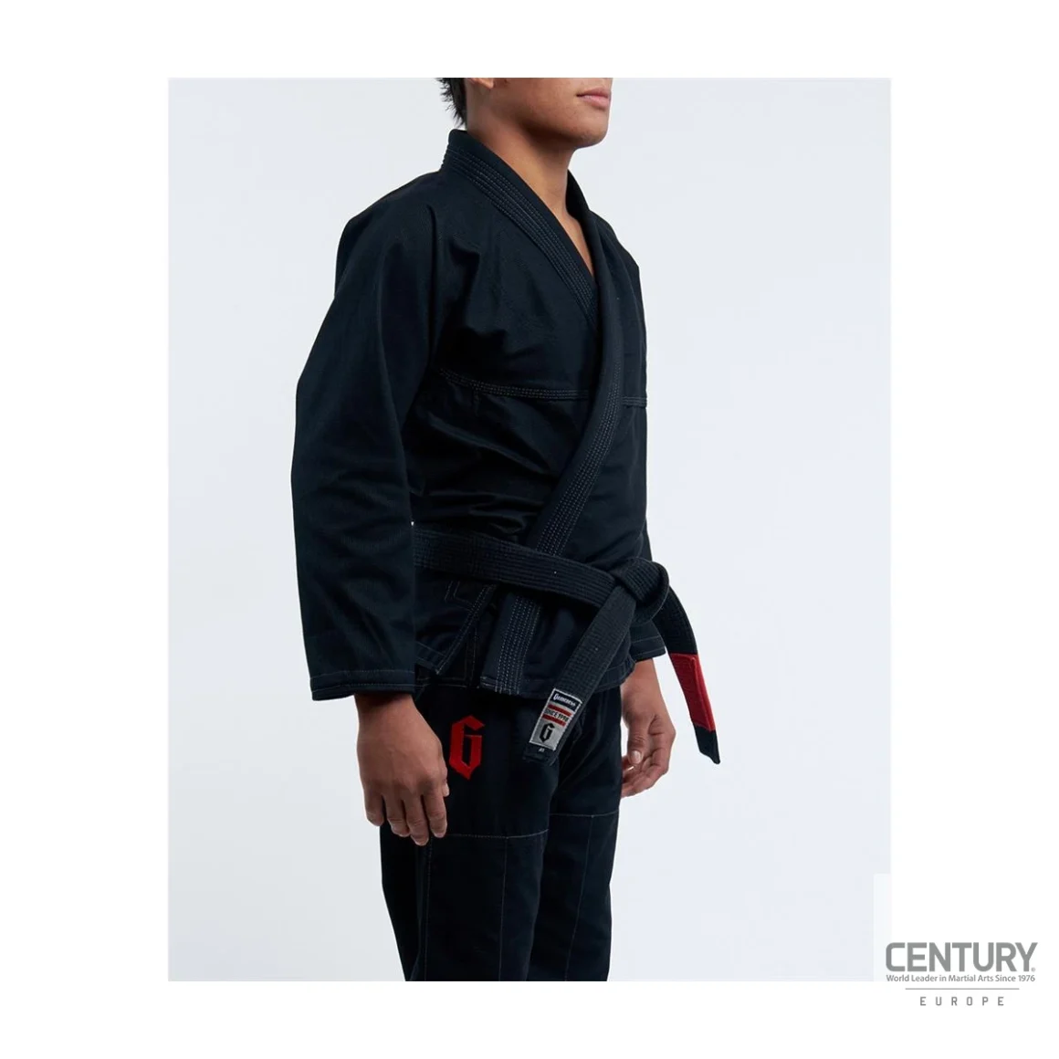 Gameness Air Pro Gi schwarz - Kimono Jacke Seitenansicht links