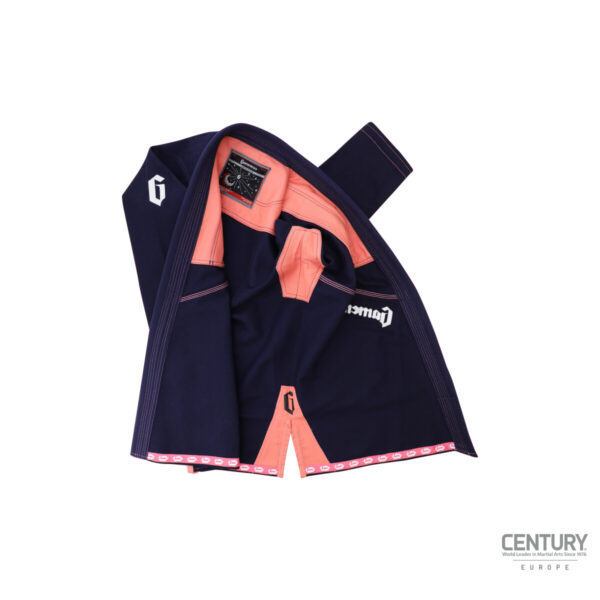 Gameness Frauen Pearl Gi limitierte Edition navy-coral - Jacke offen Vorderansicht