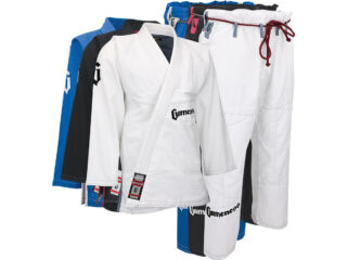 Gameness Frauen Pearl Gl V.2 weiß, schwarz, blau - Jacke und Hose Vorderansicht