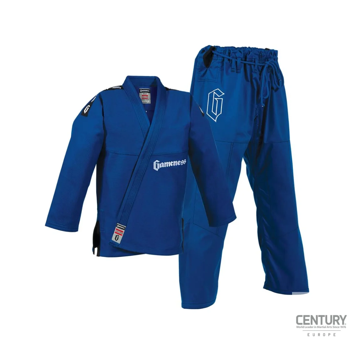 Gameness Pearl Gi blau - Jacke und Hose Vorderansicht