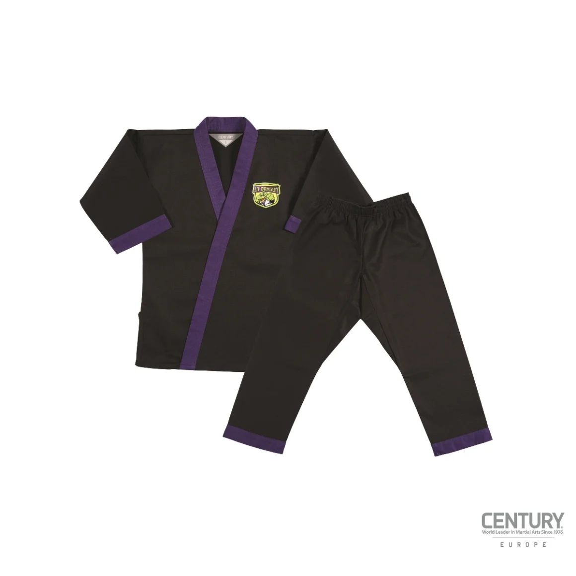 Century Lil Dragon Uniform schwarz - Jacke und Hose Vorderansicht