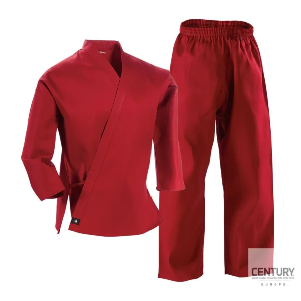 Century LW Student Uniform 6 oz rot - Jacke und Hose Vorderansicht