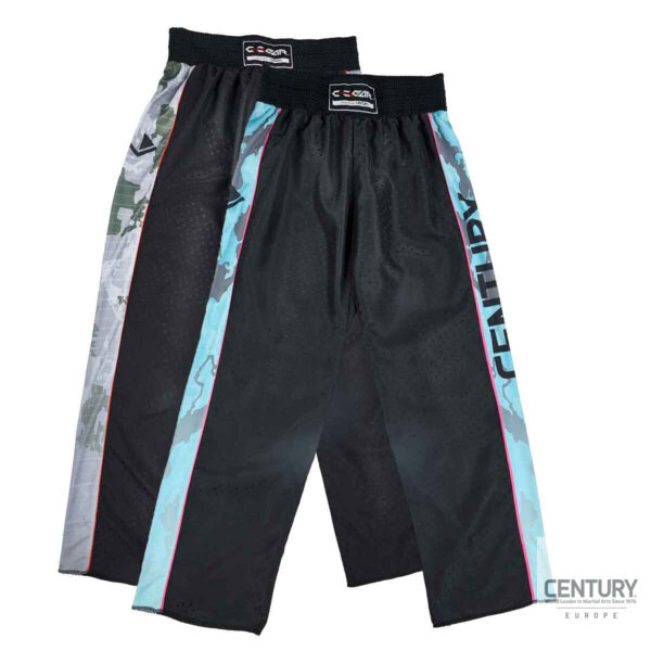 Century Uniform C-Gear Hose Respect WAKO zertifiziert schwarz-grau / teal - Vorderansicht