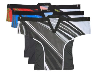 Century Uniform Shirt C-Gear Integrity Wako zertifiziert schwarz-grau/rot/blau - Vorderansicht