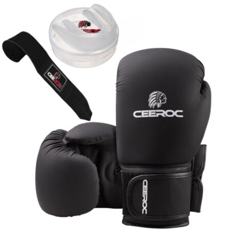 CEEROC – Starter Set Boxen 10 – 16 oz (Boxhandschuhe, Bandagen, Zahnschutz)