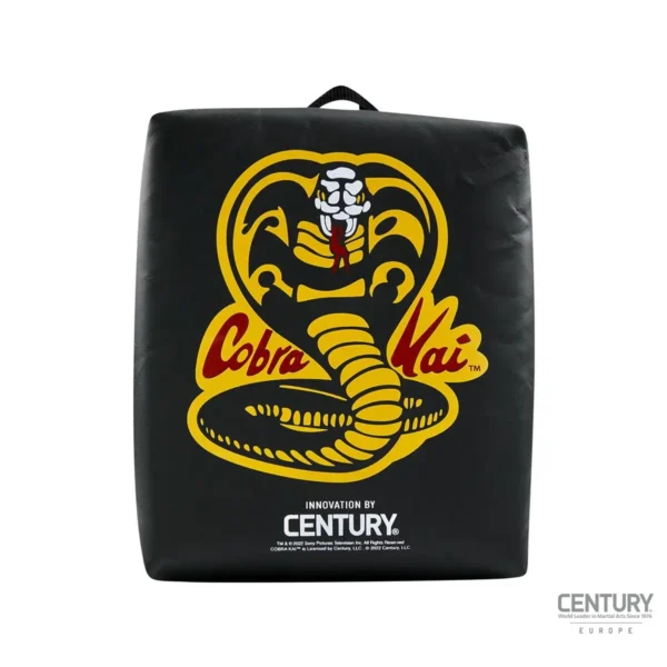 Cobra Kai quadratische Handpratze schwarz Schlangenmotiv - Vorderansicht