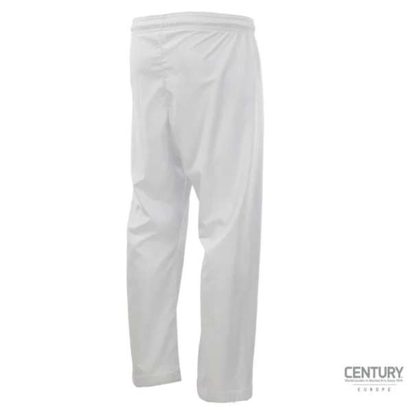 Century Punok WKF Wettkampf Kumite Uniform Takyon 3 Teile Set weiß - Hose Rückansicht