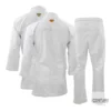 Century Punok WKF Wettkampf Kumite Uniform Takyon 3 Teile Set weiß - 2 Jacken, Hose Rückansicht