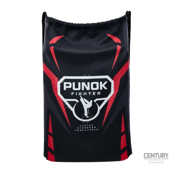 Century Punok WKF Wettkampf Kumite Uniform Takyon 3 Teile Set - Turnbeutel Vorderansicht