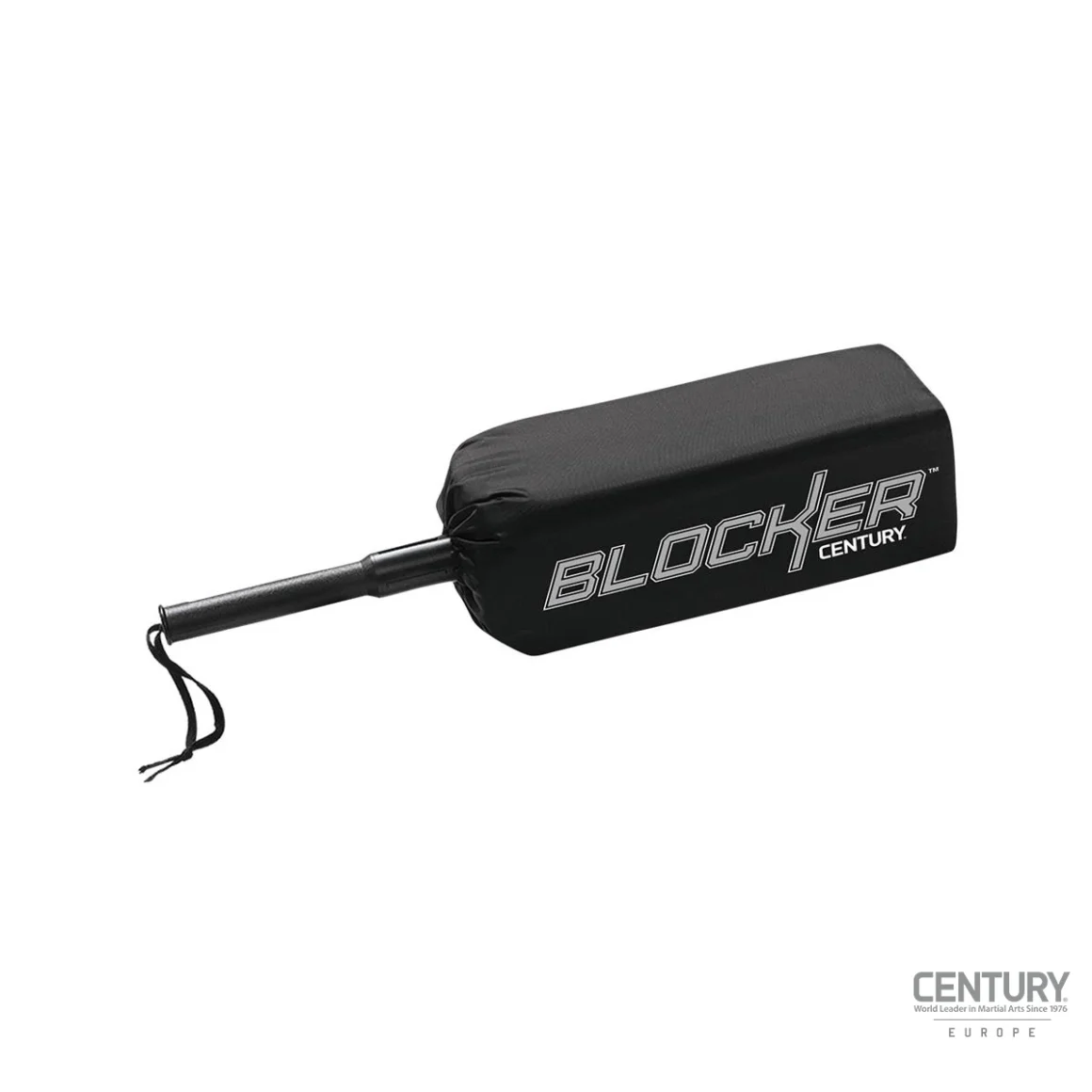 Century Single Blocker schwarz - Seitenansicht mit Schriftzug
