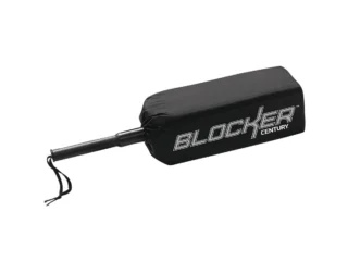 Century Single Blocker schwarz - Seitenansicht mit Schriftzug